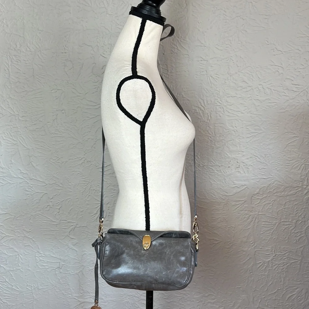 Laura Di Maggio Italian Leather Convertible crossbody Bag - Picture 4 of 12